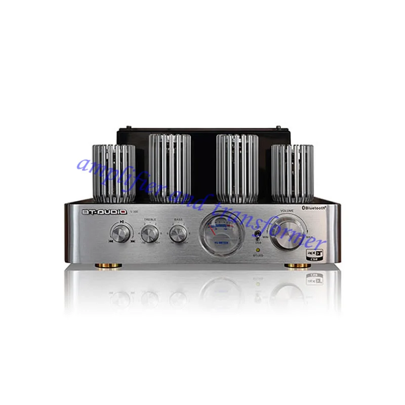 

BT-AUDIO X7 6N1 6P1 tube power amplifier, HIFI power amplifier, output power: 50W+50W, input sensitivity: 300mV