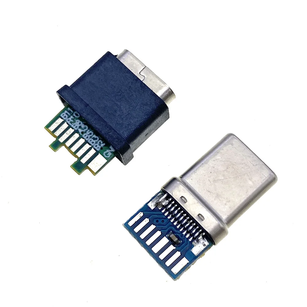 USB 3.1 Typ-C Stecker und Buchse Sub-Ladeschnittstelle 16-poliger 17-poliger Datenübertragungsstecker USB-Patch-Buchse – Detail 9