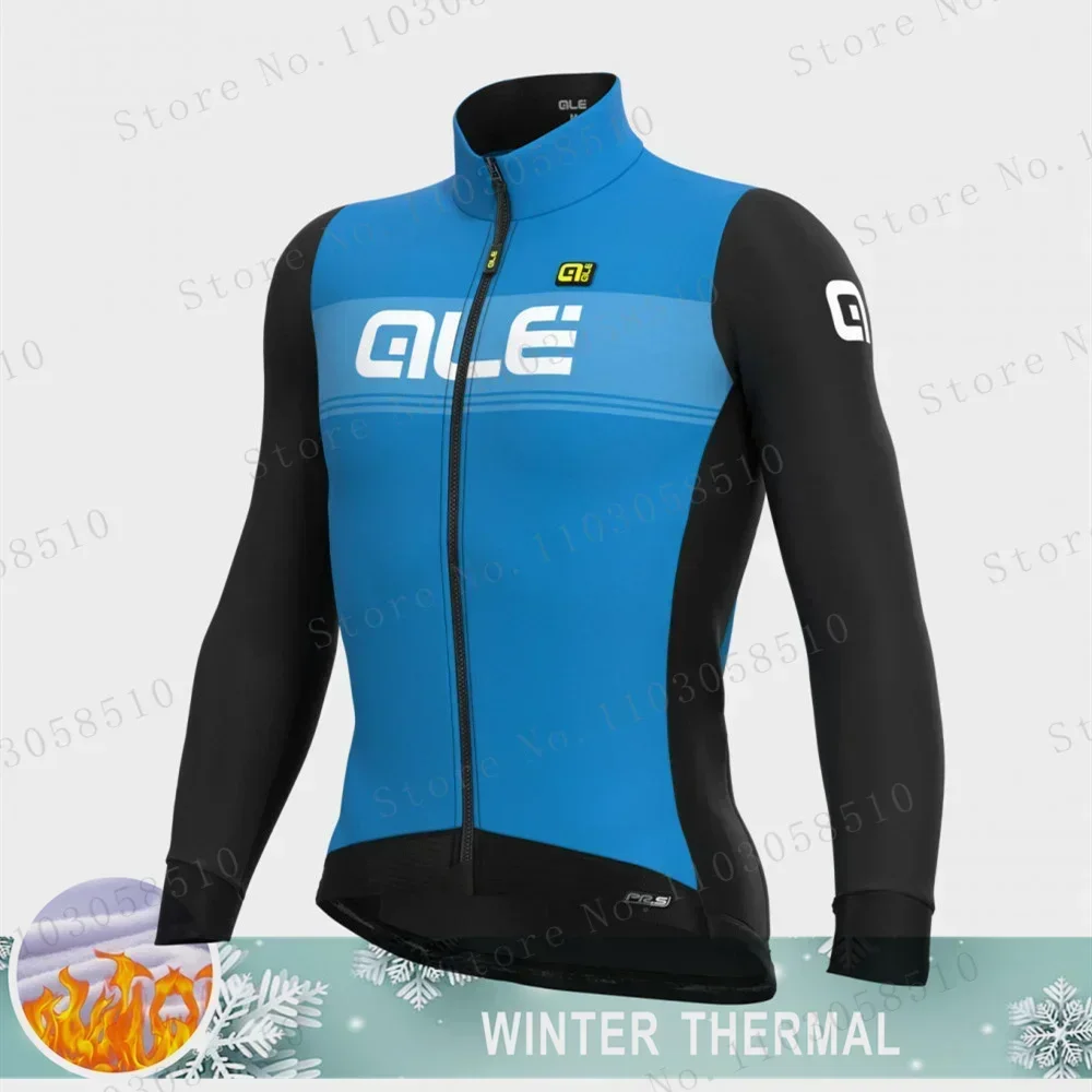 thumbnail image 1 of AIE Nuevo Conjunto de Jersey de Ciclismo de Polar Térmico de Invierno 2024 de Manga Larga Ropa de Ciclismo para Hombre Ropa de Ciclismo maillot Ciclismo, 1 of 5