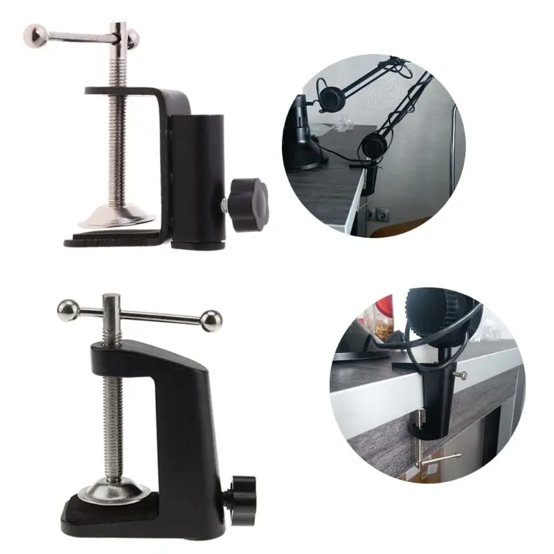 Microphone Stand Desktop Clamp Studio Easy to Install