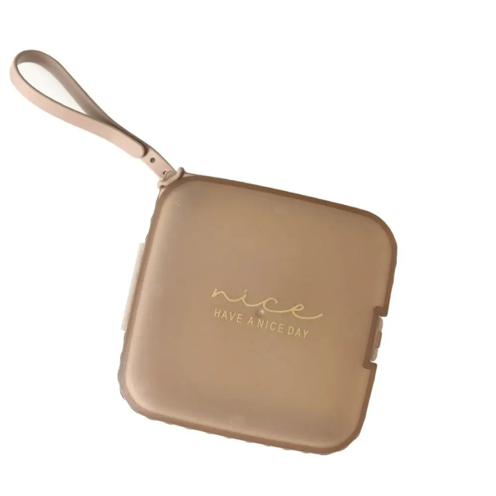 Contenitori da viaggio scatola portaoggetti per maschere custodia antipolvere custodia per respiratore Clip portaoggetti Organizer per la casa copertura trasparente per maschera