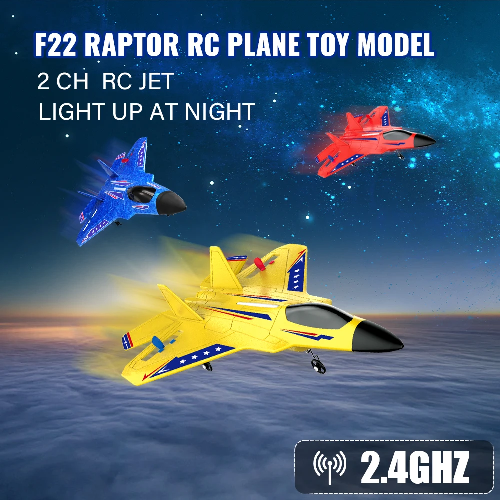 Enfant lançant le planeur RC 2 canaux 2.4GHz dans un parc, avion en mousse EPP facile à piloter.