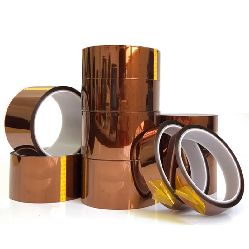 30meter x 5-40mm High Temperature Polyimide Tape Heat Resistant Insulation Polyimide Film Adhesive Tape 10mm high temperature tape