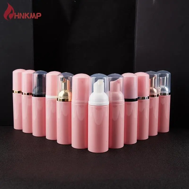 

1pc 50ml pink Plastic Foamer Pump Bottle Empty Face Lashes Cleanser Cosmetic Bottle Soap Dispenser Foam bottle