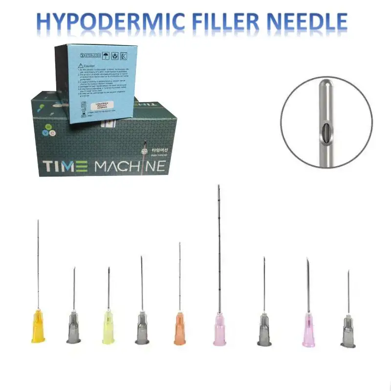 50PCS Micro Tip Blunt Cannula Filler 18G 20G 21G 22G 25G 27G 30G 25/38/50/70mm Disposable Sterile Syringe Needle