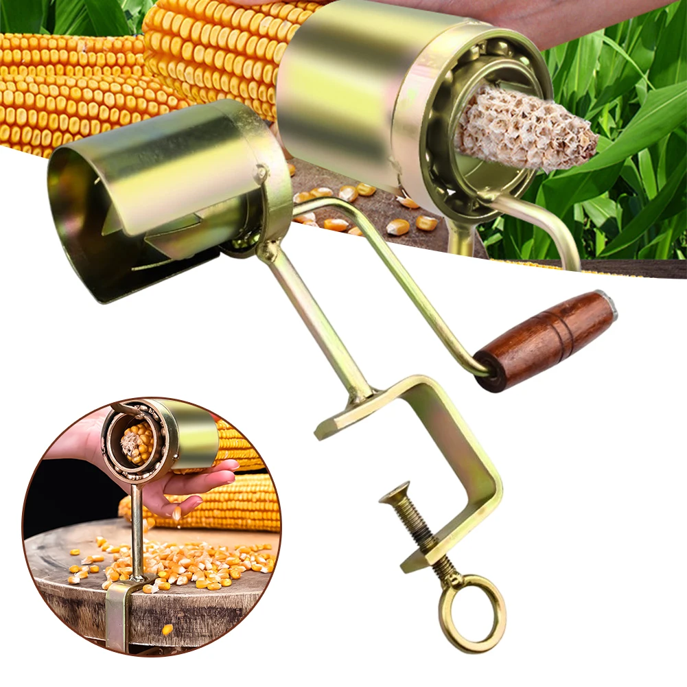 Manual Corn Sheller Corn Cobs Remover With Handles Bar Supplies