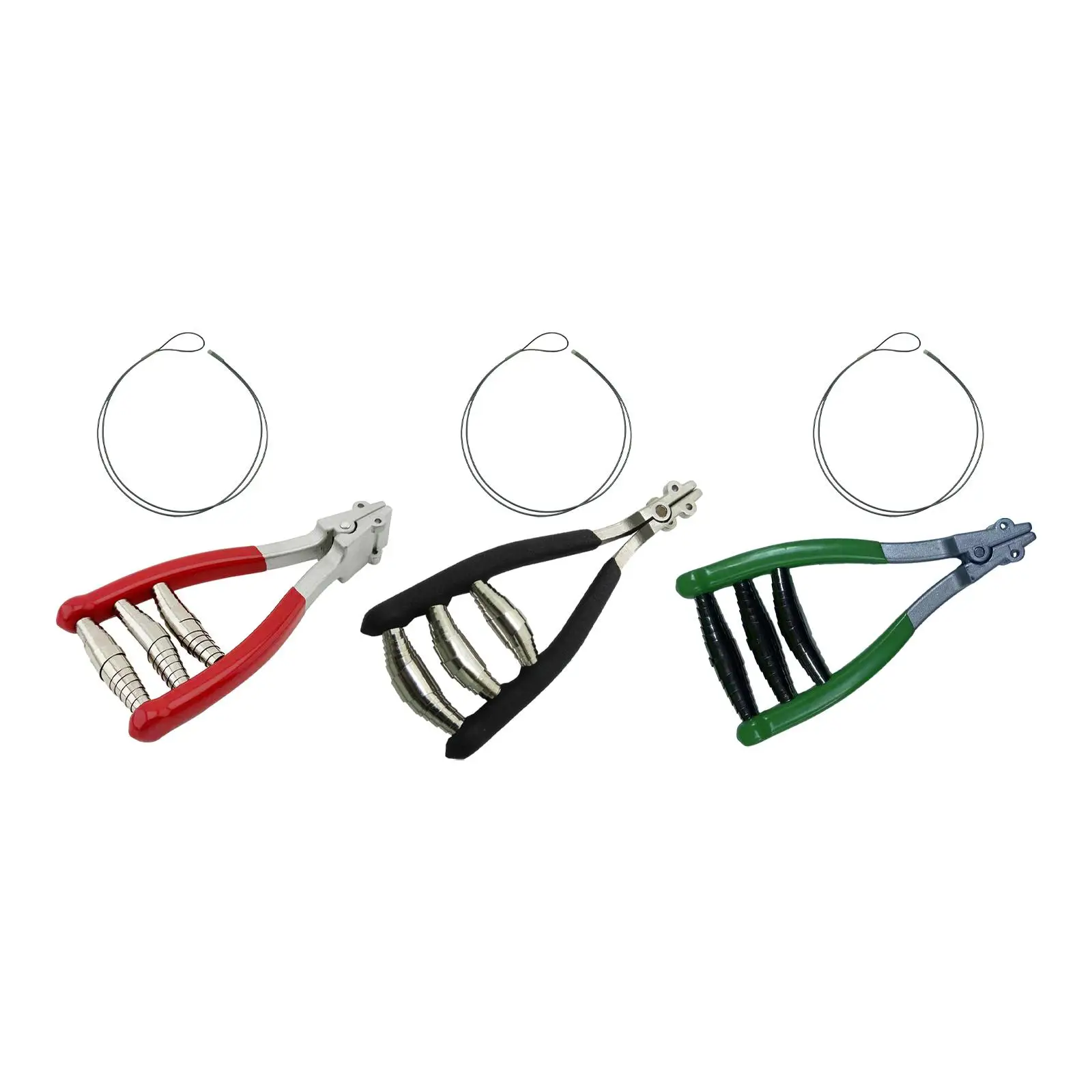 

Starting Clamp Stringing Clamp Manual 3 Spring Tennis Equipment Stringing Tool for Tennis Racquet Badminton Squash Accessories