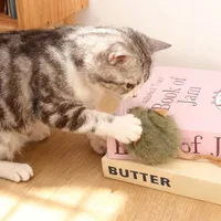 1/5pcs Interactive Mouse Plush Cat Chew Toy Squeaky Imitation Mice Bite-resistant Kitten Toy Interactive Plush Cat Toy Supplies 3