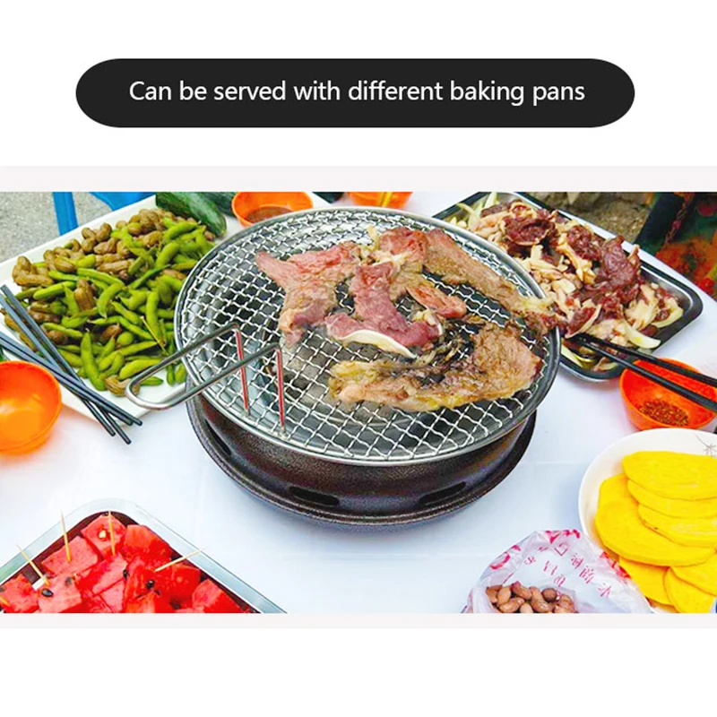 Forno A Carvão Coreano Grelha Commerciale Carvão Fogo C4Do Doméstico Ar Liaria Japoná Churrasco Assado Carne Churrasco