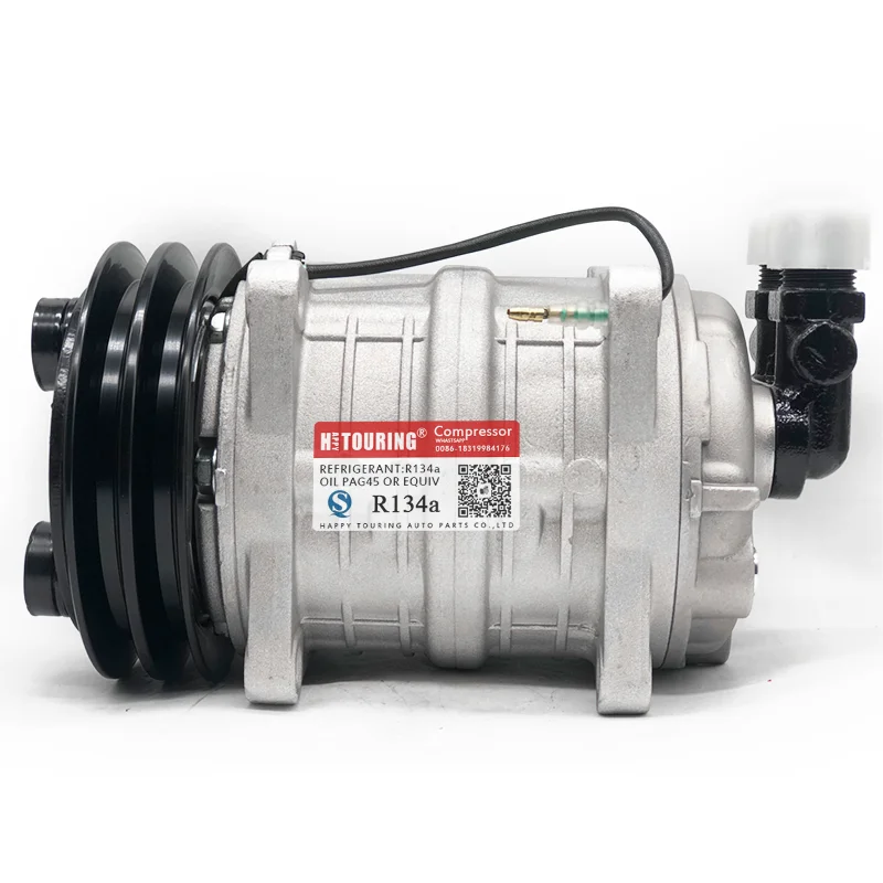 Compressore Ac Dks15Ch 24V 12V Per 2001-2005 Isuzu Npr / Npr-Hd L4 4.8L 506211-7770 506011-9611 506011-9610 8972513411 8972513410