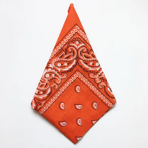 55x55cm Fashion Hip Hop 100% Cotton Bandana Square Scarf Cowboy Cashew Black Red Paisley Headband Print For Women/Men/Boys/Girls - Image 20