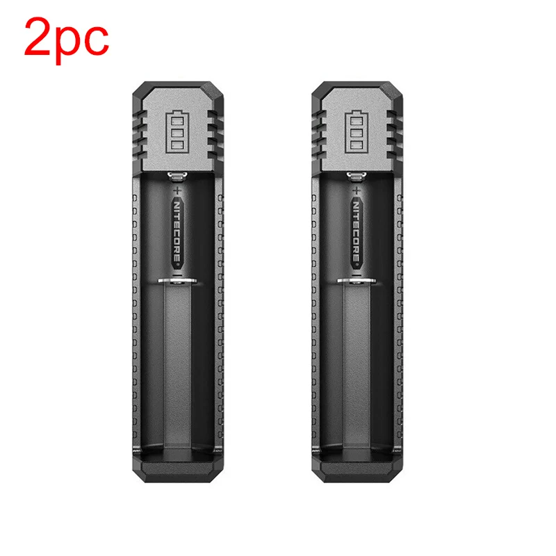 NITECORE UI1 Portable USB Li-ion Battery Charger DC 5V/1A 5W Li-ion/IMR 21700 Battery Recharger CompatibleWith 18650 16340 14500 