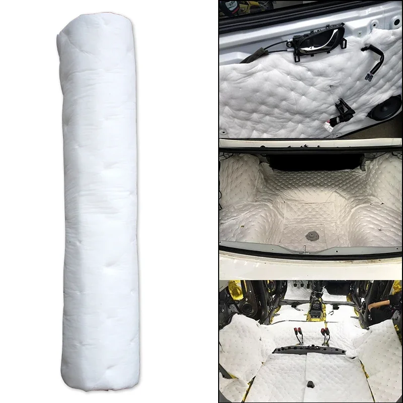 50X200cm Car Hoods Engine Firewall Heat Mat Deadener Sound Noise Proof Insulation Foam - 2