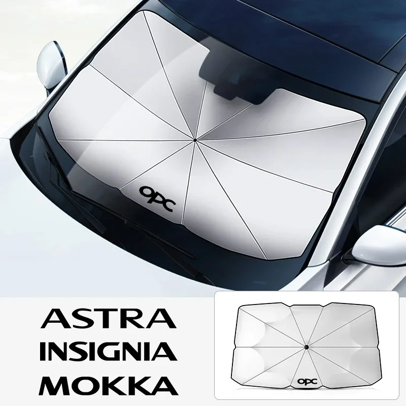 Car sun protection windshield sunshade for Opel OPC Astra JHGK Insignia Corsa DBE Mokka Vectra sunshade accessories car sunshade