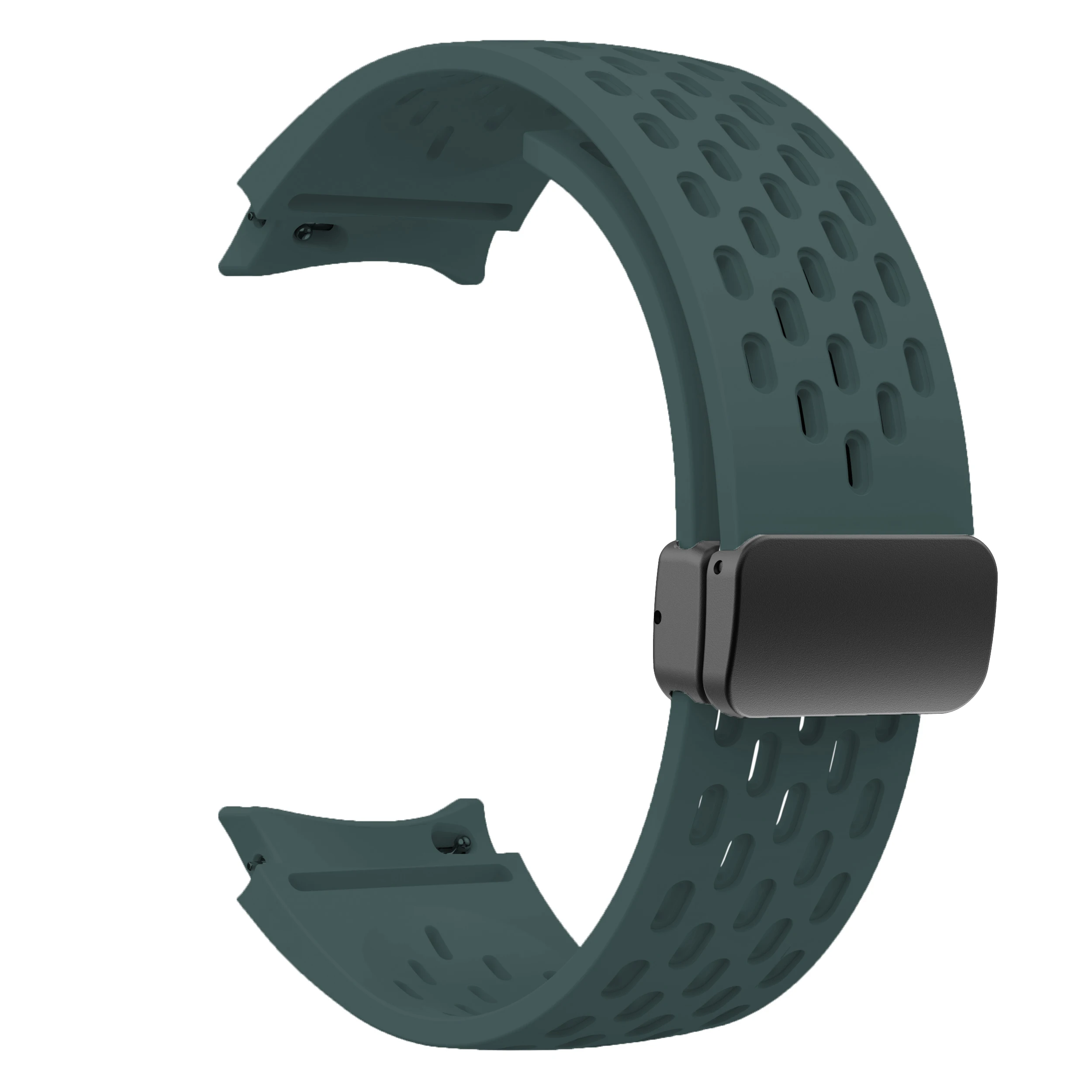 Magnetic Buckle Silicone Strap with Seamless Design