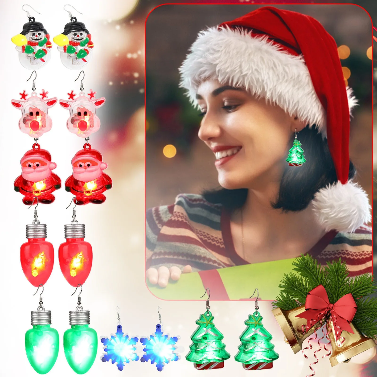 Blinking jewelry christmas