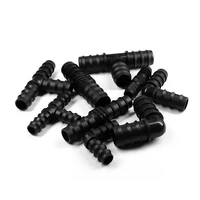 2/5/10 шт. полиэтиленовая труба для теплицы 16, 20, 25 мм, тройник, прямая коленчатая заглушка, фитинг для ирригационной трубы, аксессуары для орошения с микрораспылением — изображение 3