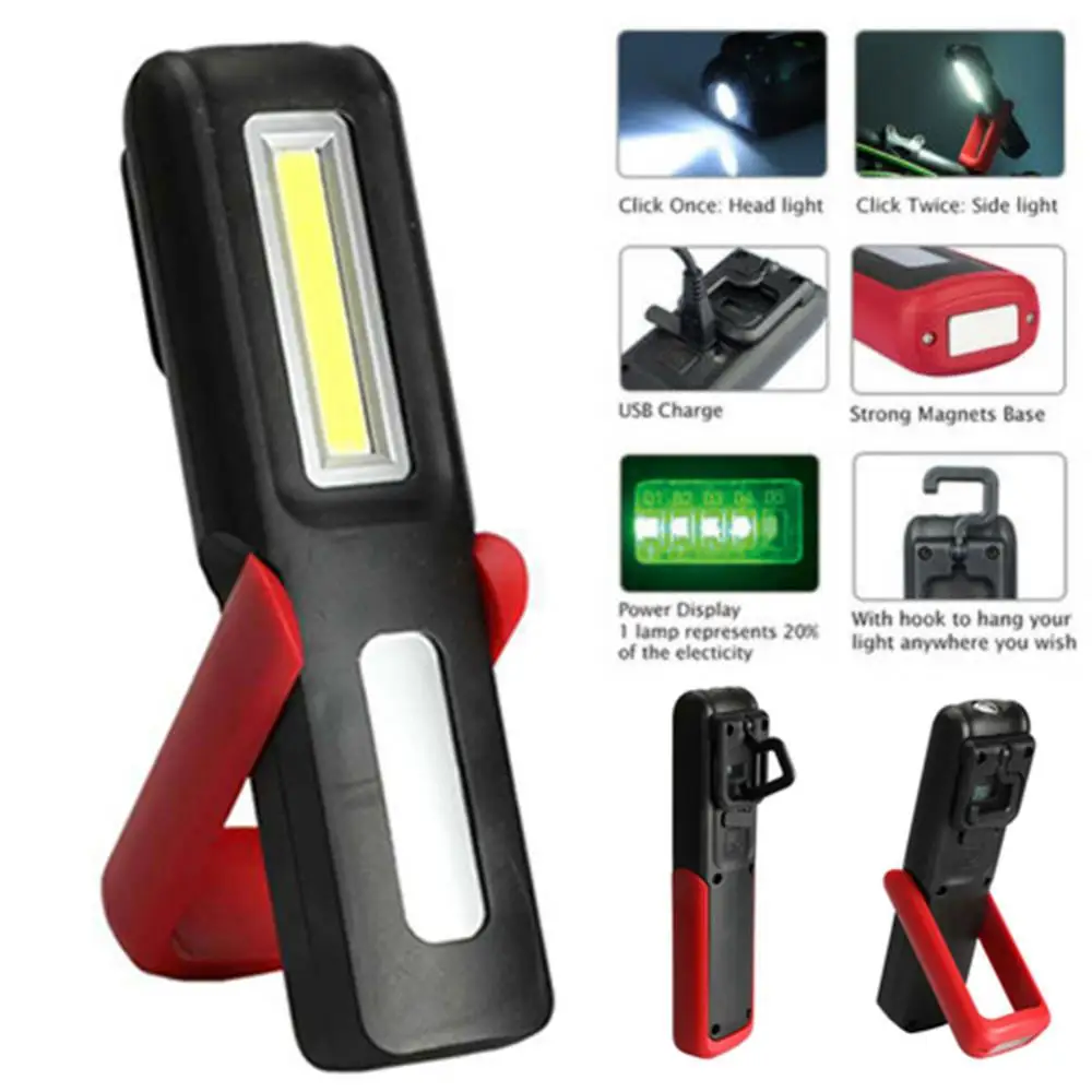 

Магнитный Портативный USB Перезаряжаемый Фонарик