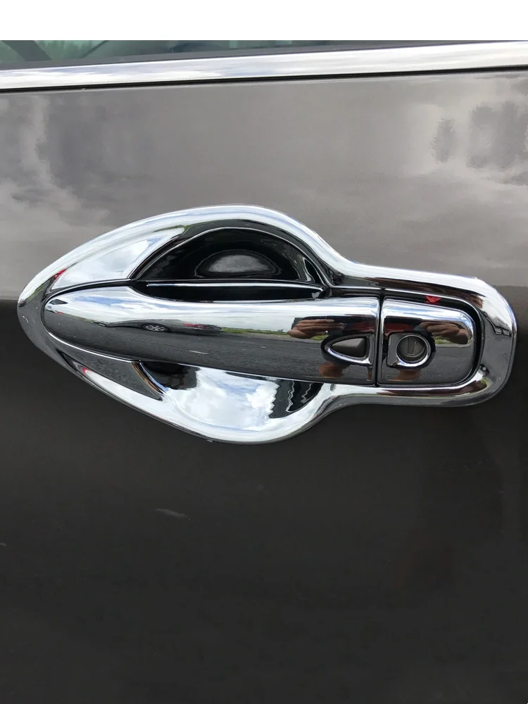 For Nissan Qashqai J11 2014 2015 2016 2017 2018 2019 2021 Chrome Car Door Handle Cover Pad Sticker Molding Styling Accessories