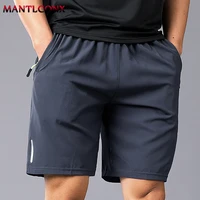 Breathable Running Jogging Men's Shorts Quick Dry Fashion Board Shorts Male Summer Elastic Casual Shorts Men Solid Color M-4XL