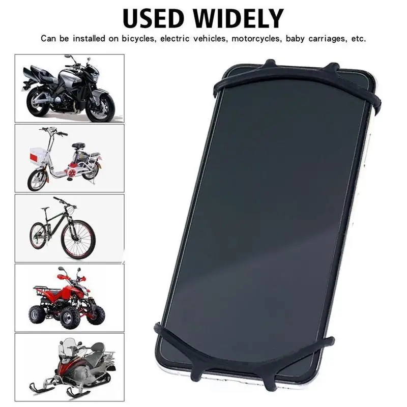Bike Phone Holder For Sram Garmin Bike Silicone Phone Holder Computer Bracket Accessories Phone Mount Case Motorcycle Shockproof Holder