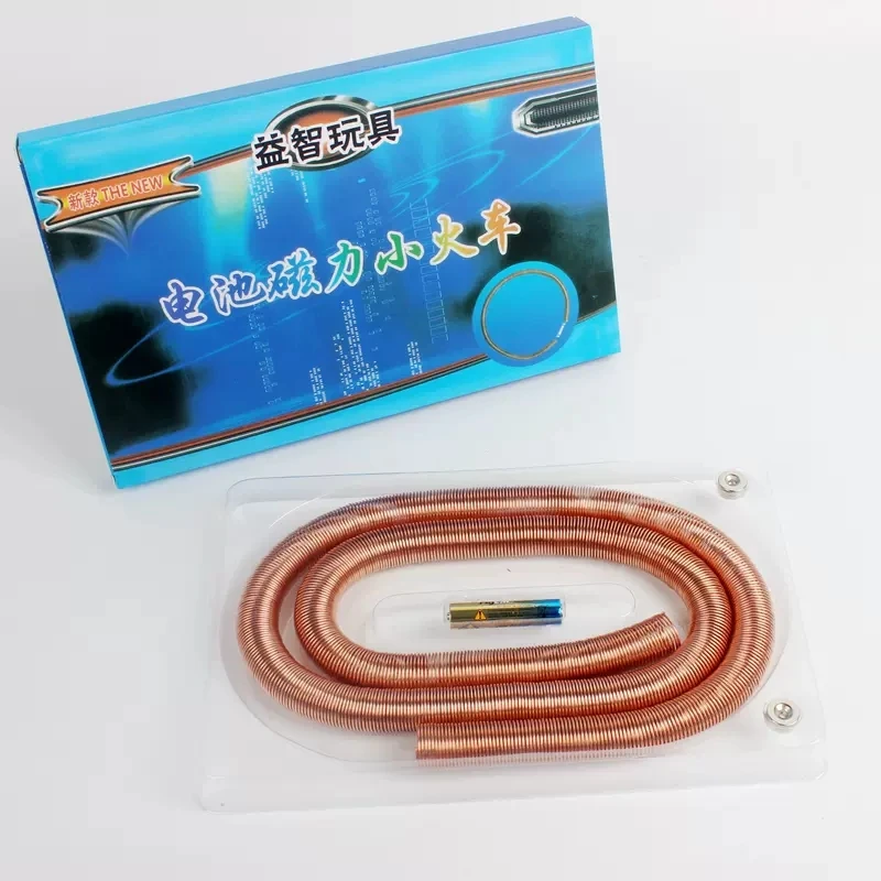 

Children's science Student science experiment electromagnetic power train and technology small production maglev train teaching