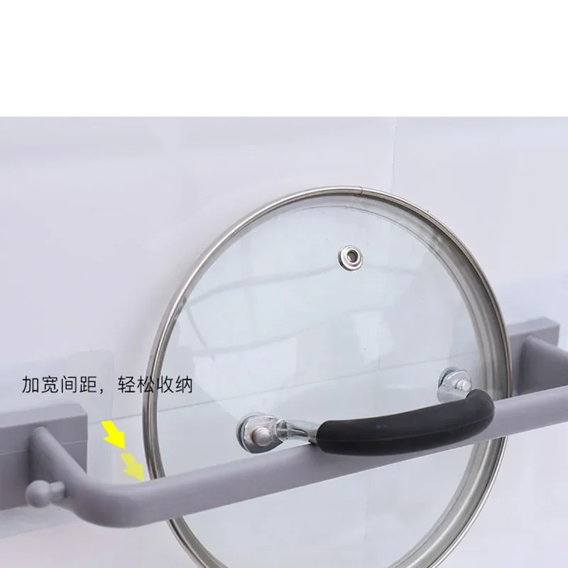 Paste-free perforated Towel Bar Plastic Bathroom Storage single bar towel rack towel rack kitchen Storage Hook self-adhesive