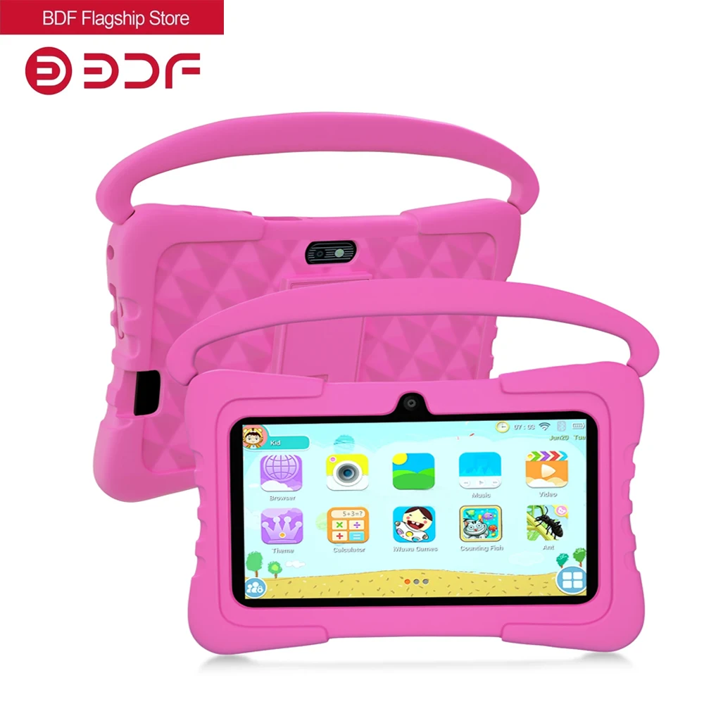 Nuovo Tablet Pc Da 7 Pollici 5G Wifi 4Gb Ram 64Gb Rom Kids Learning Education Dual Camera Google Android 12 Tablet