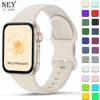 Silicone Strap For Apple Watch Band 44mm 40mm 45mm 42-38-41mm original 1:1 bracelet iwatch series 8 7 se 3 4 5 6 9 ultra 2 49mm