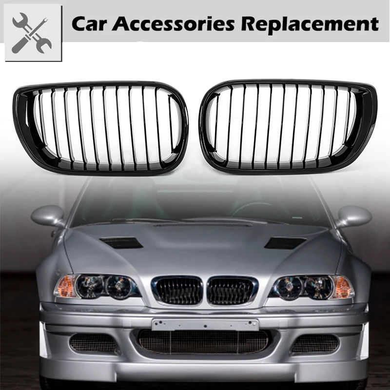 

Решетки для переднего бампера для BMW 3-series E46 4Door 2002-2005 325Ci 328i 330Ci 2Dr 1999-2002