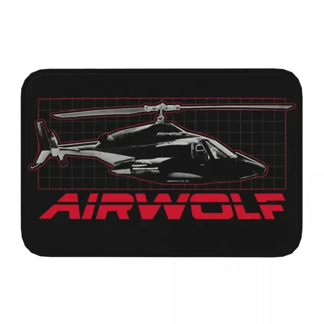 Nem Csúszás Nélküli Ajtófajta Airwolf Fürdőszoba Szőnyeg Kültéri Flanel Minta Dekoráció - Image 2