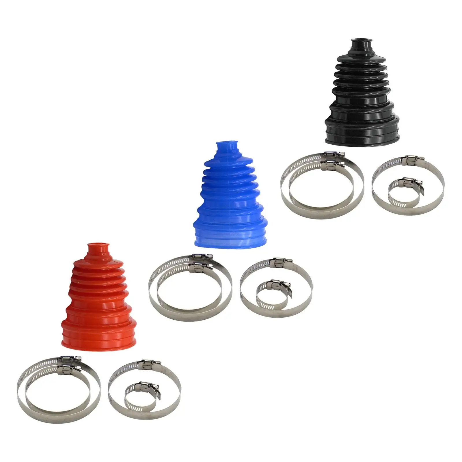 CV Boot with 4 Clamps Accessory Easy Installation Wear Resistant High Quality