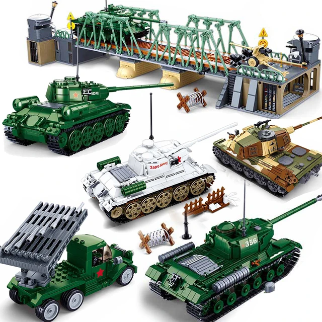 Compatible with Lego WW2 Military Vehicles Tanks Combat Aircraft Models  Building Blocks Toys Education DIY Boy Gifts - AliExpress