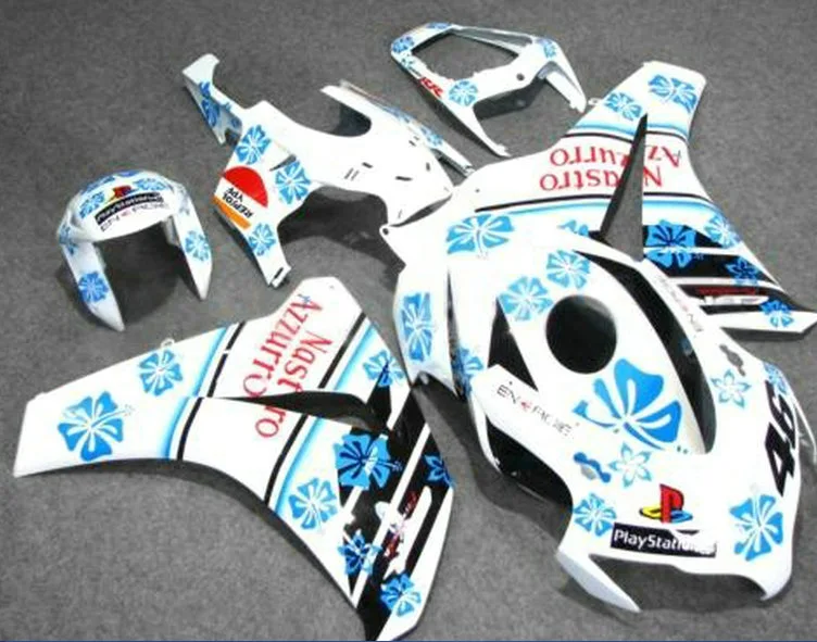 

Комплект обтекателей H-Hot, для Honda CBR1000RR 2008 2009 2010 CBR 1000RR CBR1000 08 09 10 11 ABS, белого и синего цвета, литьё под давлением