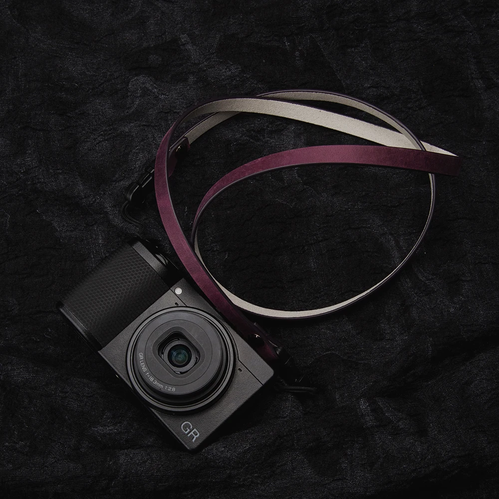 Premium Leather Camera Strap with Quick Release for DSLR & Mirrorless Cameras