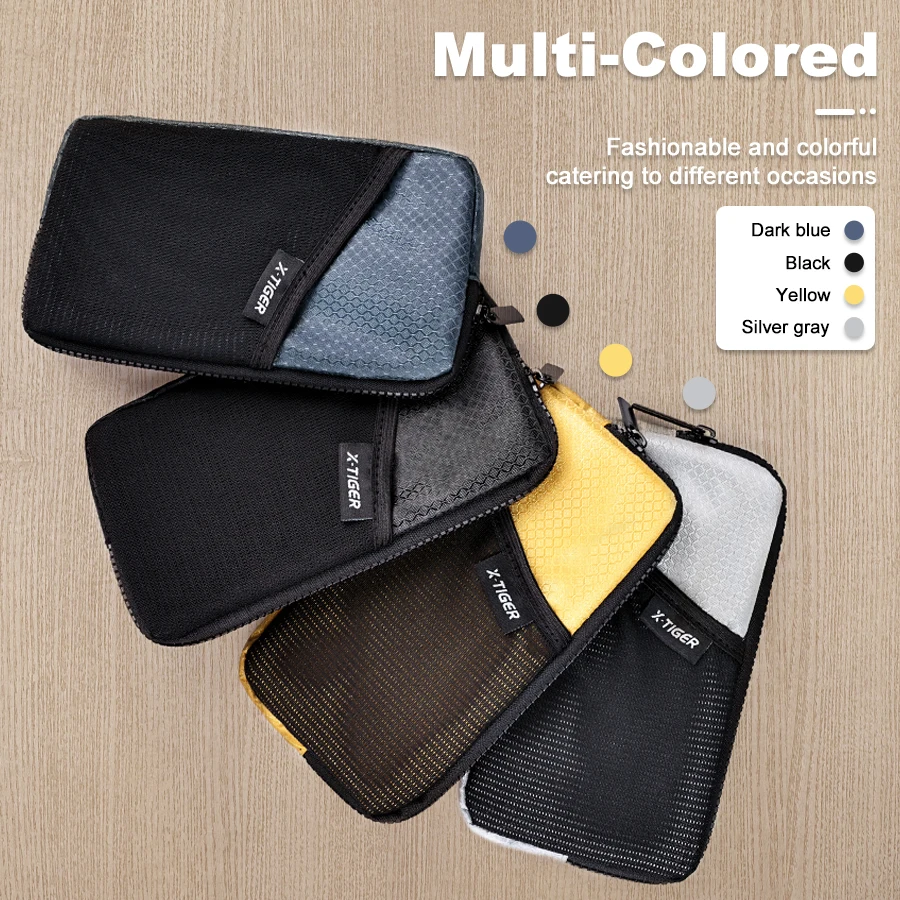 X-TIGER Lightweight Travel Organizer: Portable Document & Passport Holder with Zipper