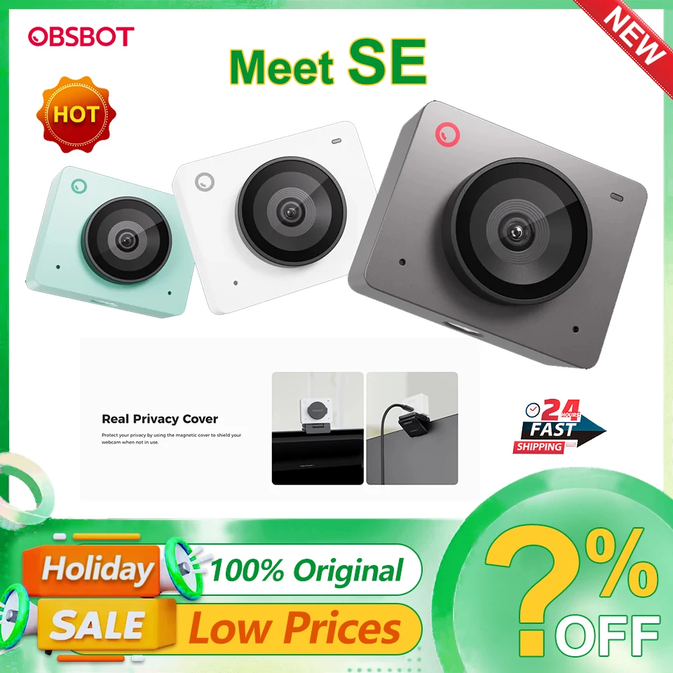 Webcam With Microphone OBSBOT OBSBOT Meet SE 1080P@100 FPS