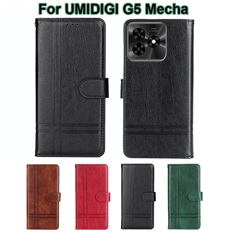 

For чехол UMIDIGI G5 Mecha Case Original Funda Leather Capa Wallet Flip Cover For Celular UMIDIGI G5 Mecha Phone Case Etui Shell