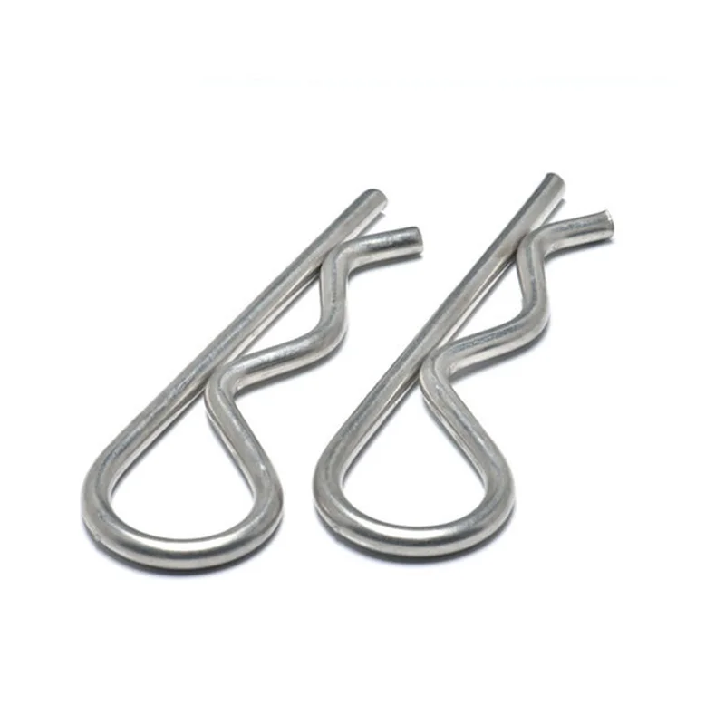 10Pcs R Clips 3.5MM X 75MM Bright Zinc Plated Hitch Ball Mounts Pin Parts RV accessories Camper Caravan Components