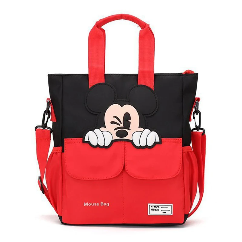 

Disney Mickey Children Shoulder Messenger Bags Anime Mickey Mouse Girls Ladies Phone Purse Handbag Fashion Bags Kids Gifts