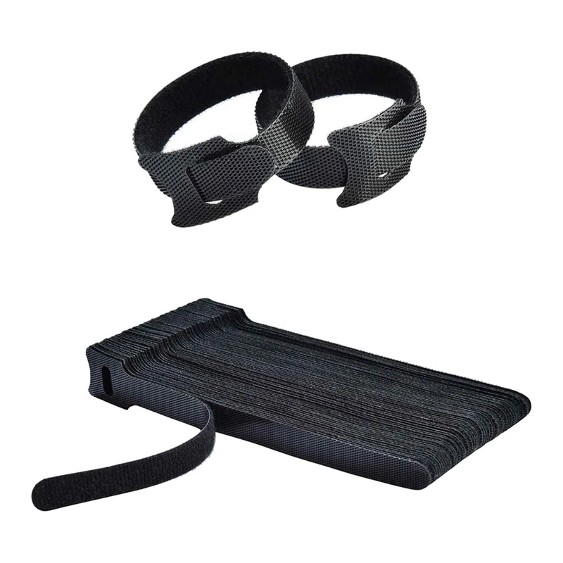 

200PC Cable Ties Reusable - Cable Straps Multi-Purpose Tie Wraps Fastening Straps Used For Wire Cable Tidy Management