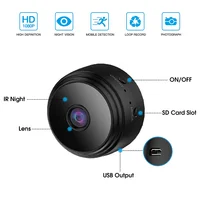 2 pièces A9 Mini caméra Wifi sans fil IP sécurité caméscopes vidéo Vision nocturne caméra Mobile vidéo HD 1080P Surveillance maison intelligente 2