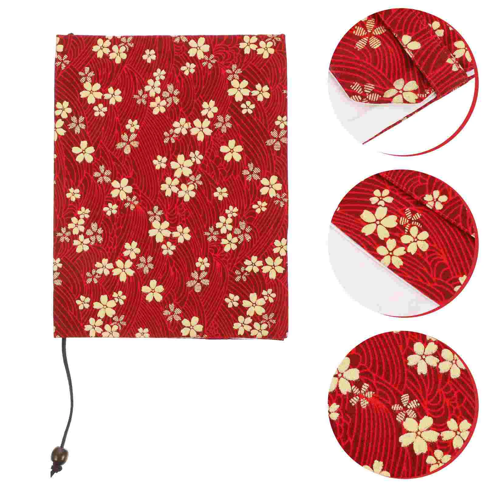 

Cloth Fabric Hand-made for A5 Adjustable Book Cover Gifts Decorative Book Sleeve Book Protector Hand Account Book Textbook Decor