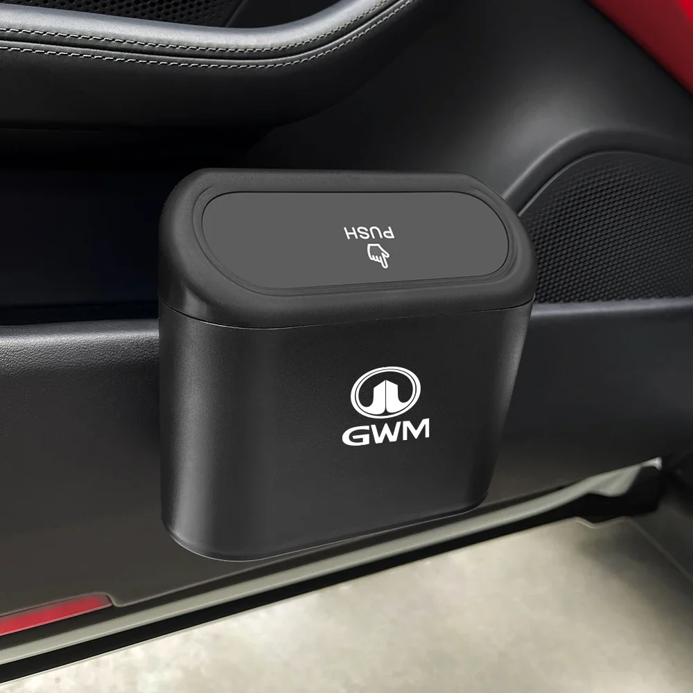 Car Trash Can Car Trash Bag Portable Hanging Vehicle Garbage Case For GWM Great Wall Poer Tank 300 500 5610 Haval H6 H9 Gt Rhd 400 Wingle 7 car trash can,car trash bag