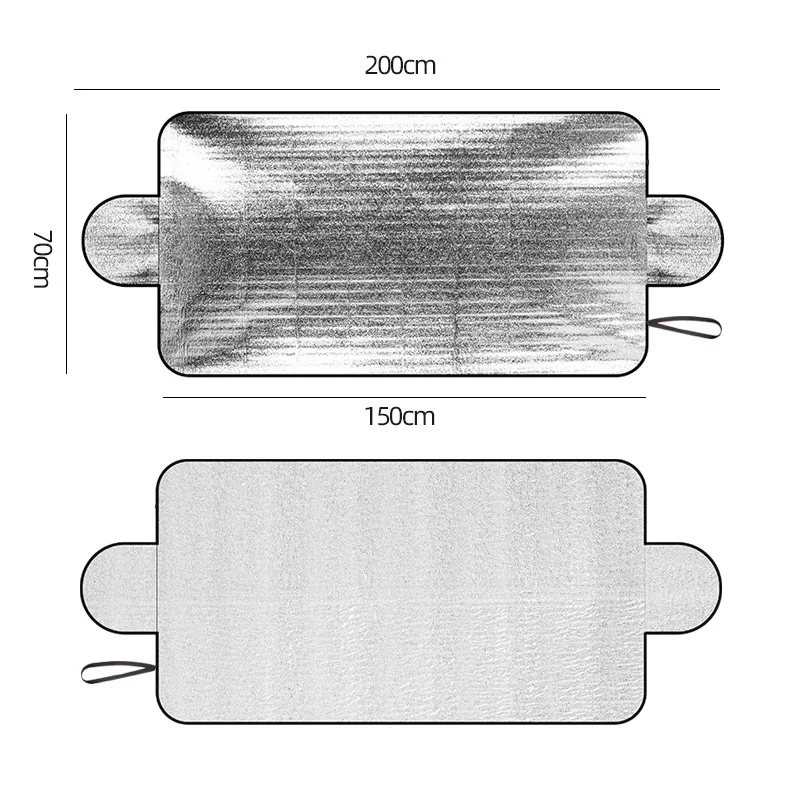 Car Snow Ice Protector Window parabrezza parasole anteriore posteriore parabrezza Block Cover visiera accessori esterni Auto 150x70cm