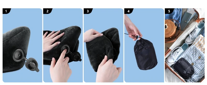 Inflatable Travel Pillow