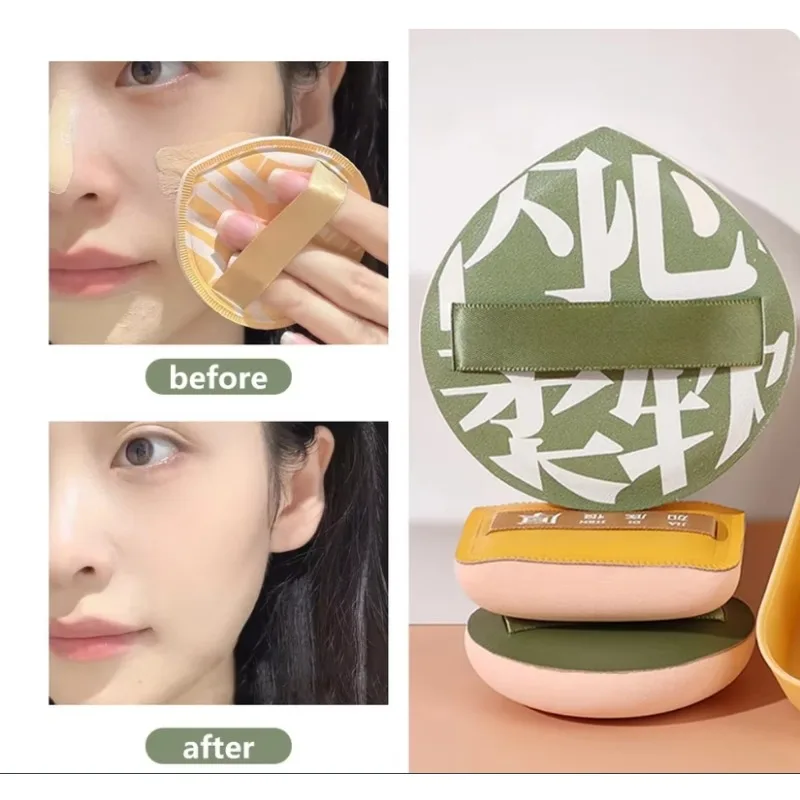 3 Pcs/Box Soft Air Cushion Puff Concealer Brush Round Makeup Blender Sponges Elastic Marshmallow Cosmetic Foundation Powder ins 2
