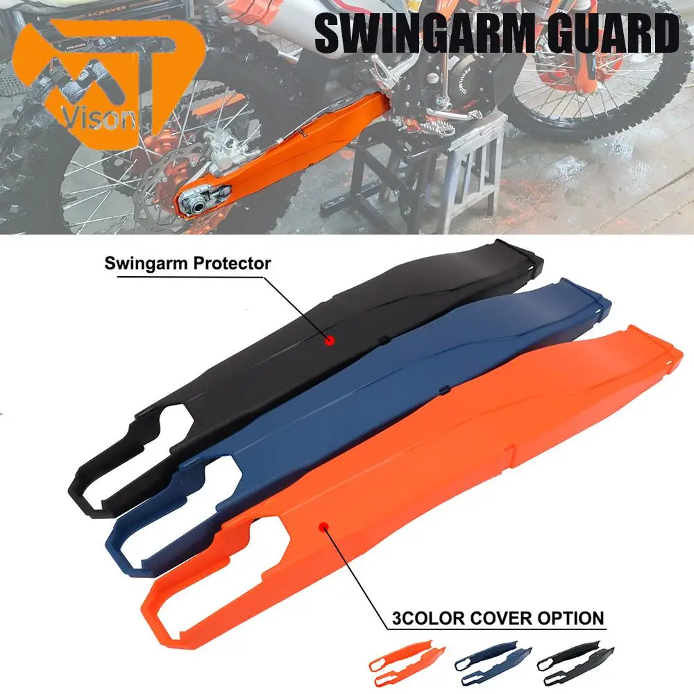 LOTFI Protector De Basculante Trasero Para KTM EXC EXCF XCW (150-500cc) – Cubierta Resistente En PP Negro/Naranja/Azul