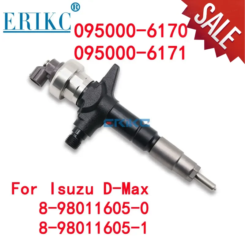 

095000-6170 095000-6171 New Diesel Injector Nozzle Assy for ISUZU D-MAXI RODEOI 4JK1-TC Denso 8-98011605-1 8-98011605-0