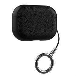 Luxury Soft TPU Earphone Case with Strap - Premium Headphone Cover - AirPods 1 2 (Black)